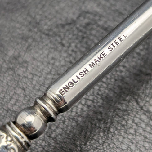 1908 British Antique Sterling Silver Handle Button Hook